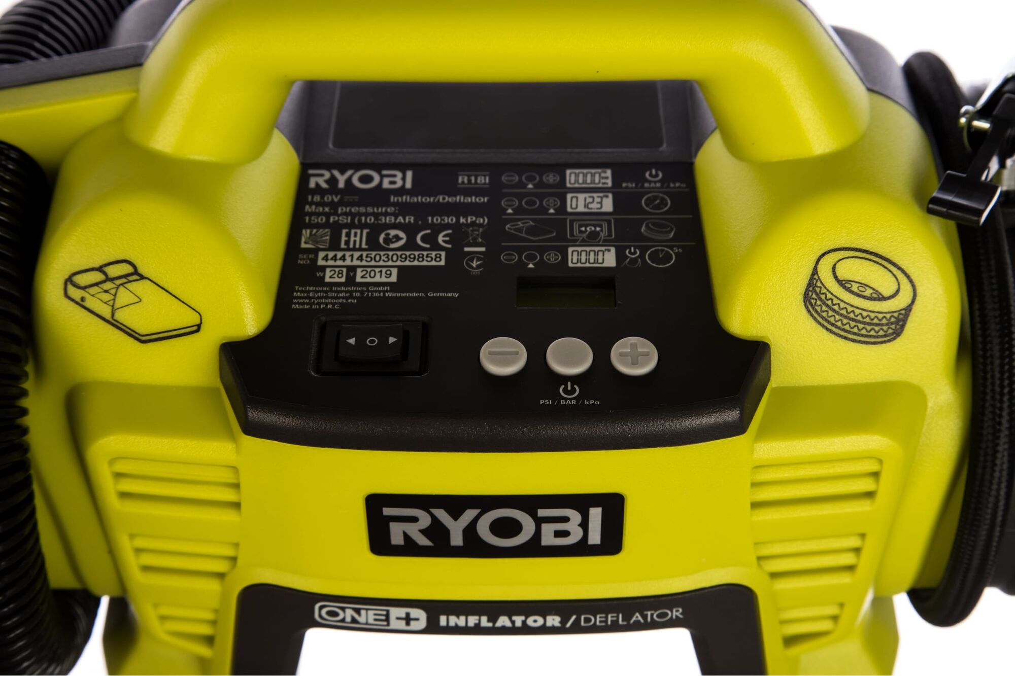 Компрессор для авто Ryobi ONE+ R18I-0 5133001834, цена в Екатеринбурге от  компании ГЛОБАЛСТРОЙРТИ