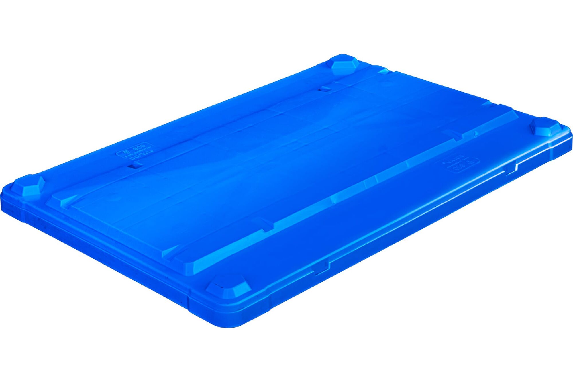 Крышка для BoxPallet Dolav 1225х825х80 мм синяя 02751