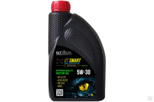Масло моторное GT OIL Smart SAE 5W-30 API SL/CF, 1 л 8809059408827 #1