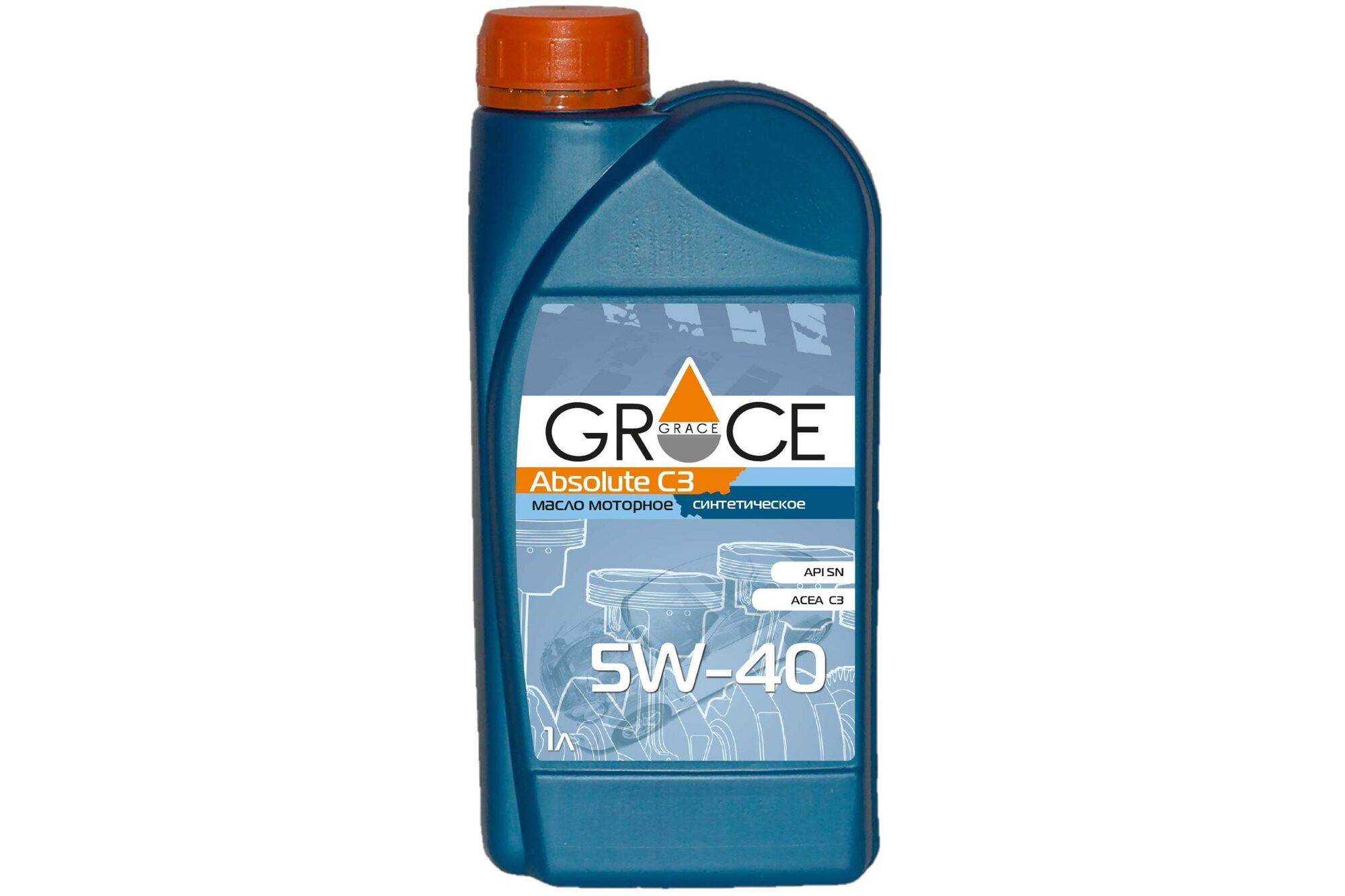 Масло моторное синтетическое GRACE Absolute С3 5w-40 1 л
