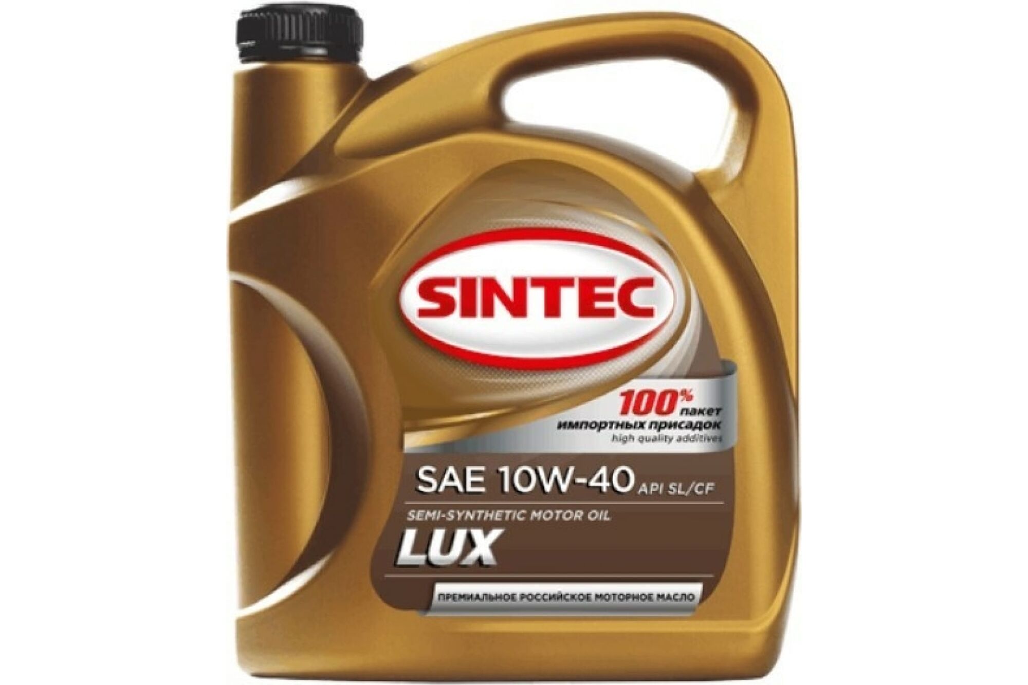 Масло моторное полусинтетическое SINTEC LUX (4 л, 10W-40, API SL/CF) Обнинскоргсинтез 801943