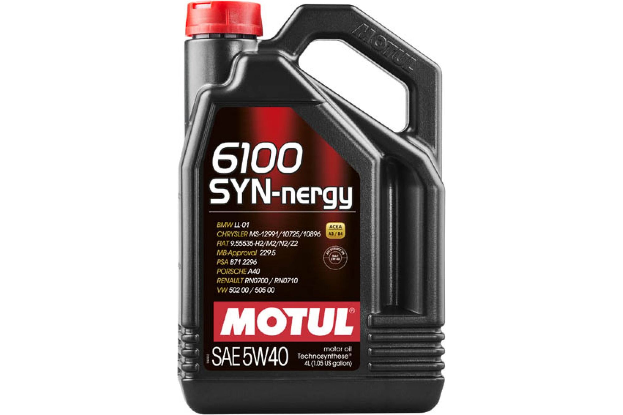 Моторное масло 6100 SYN-NERGY 5W40 4 л MOTUL 107978