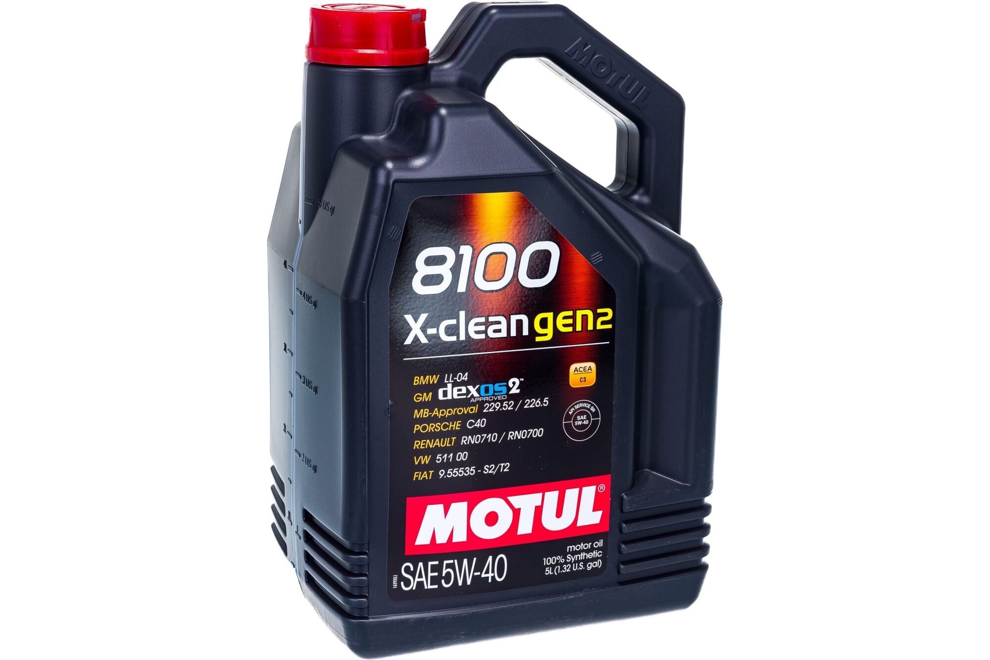 Моторное масло 8100 X-clean GEN2 5W40 5 л MOTUL 109762
