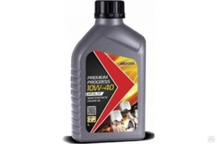 Моторное масло AKross PREMIUM PROGRESS полусинтетическое, 10W-40, SL/CF, 1 л AKS0001MOS Premium 