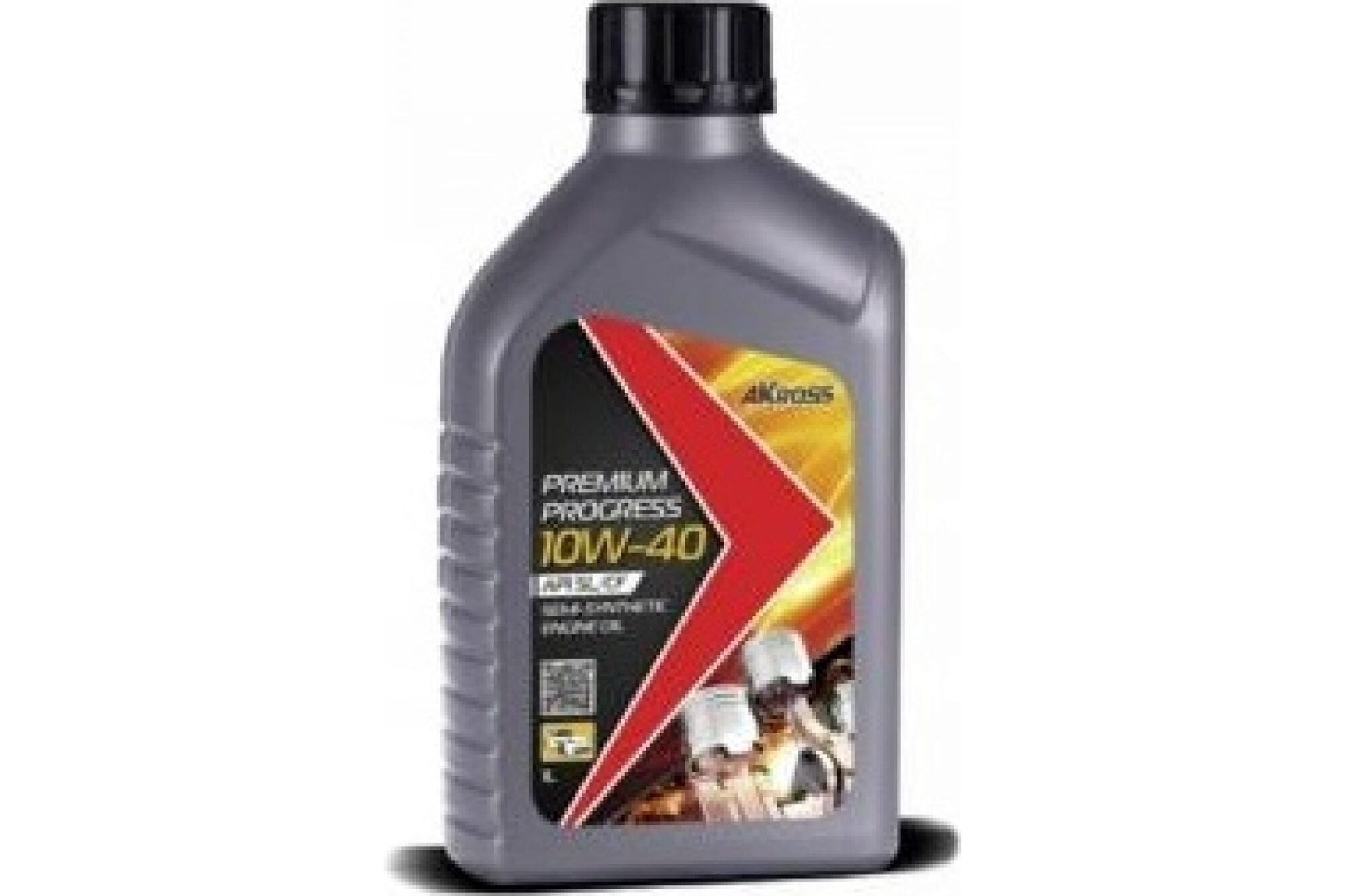 Моторное масло AKross PREMIUM PROGRESS полусинтетическое, 10W-40, SL/CF, 1 л AKS0001MOS Premium