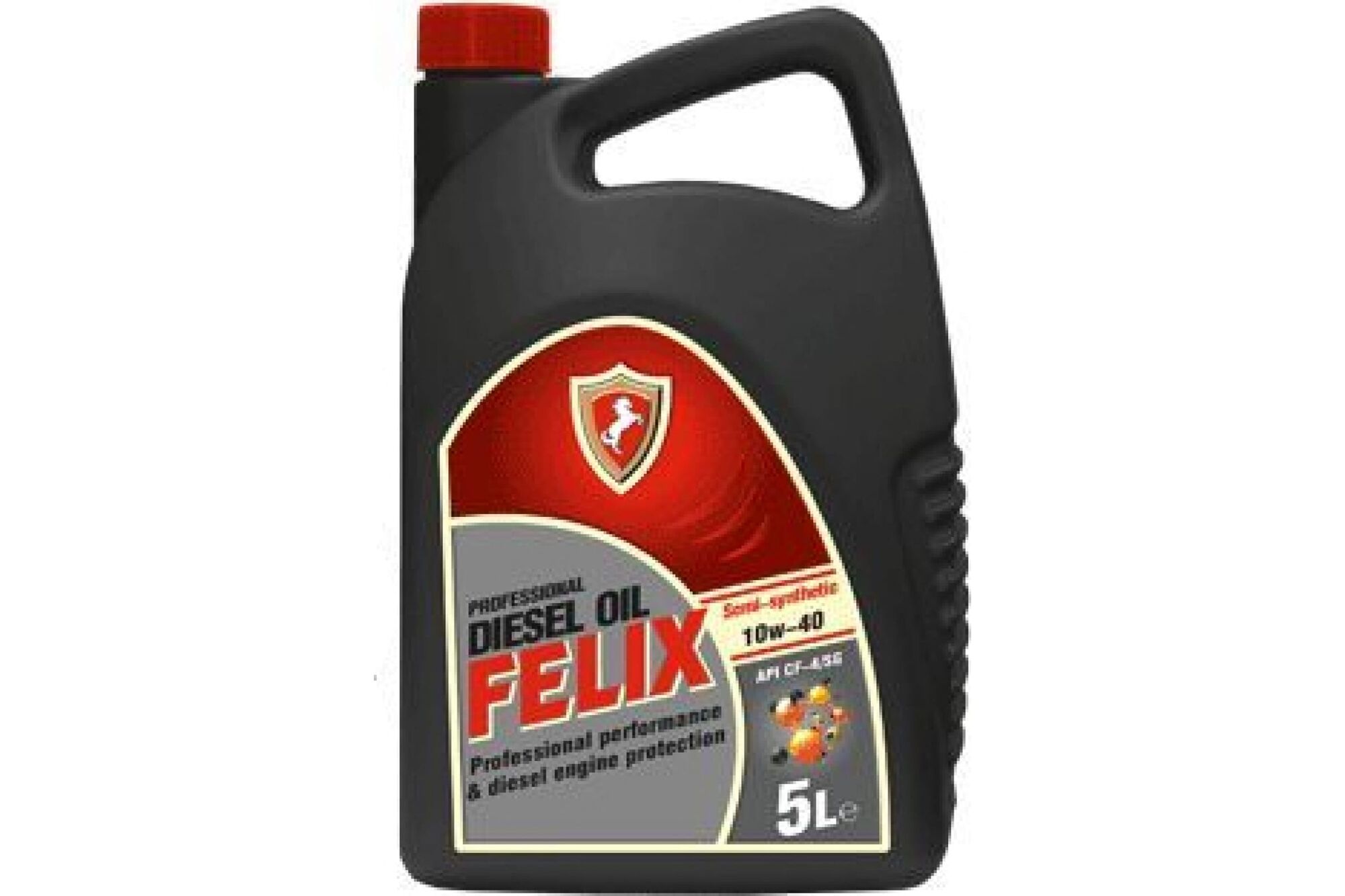 Моторное масло FELIX 10W-40, CF-4/SG, 5 л, дизель 430900025 Felix