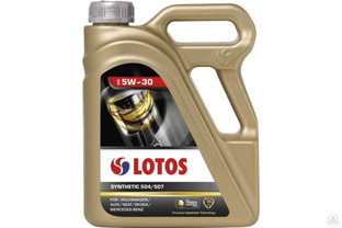 Моторное масло LOTOS SYNTHETIC 504/507 синтетическое, SAE 5W30, 5 л WF-K504E10-0H1 