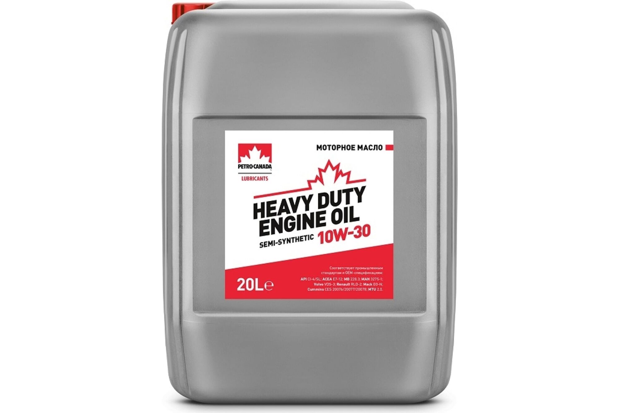 Моторное масло PETRO-CANADA Heavy Duty Engine Oil Semi-Synthetic 10W-30, 20 л PCHDEOSS13PL20