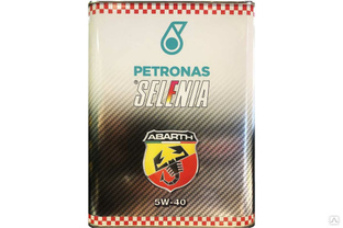 Моторное масло Petronas SELENIA ABARTH синтетическое, 5W40, 2 л, 10 Abarth Approval 70302GC5EU 