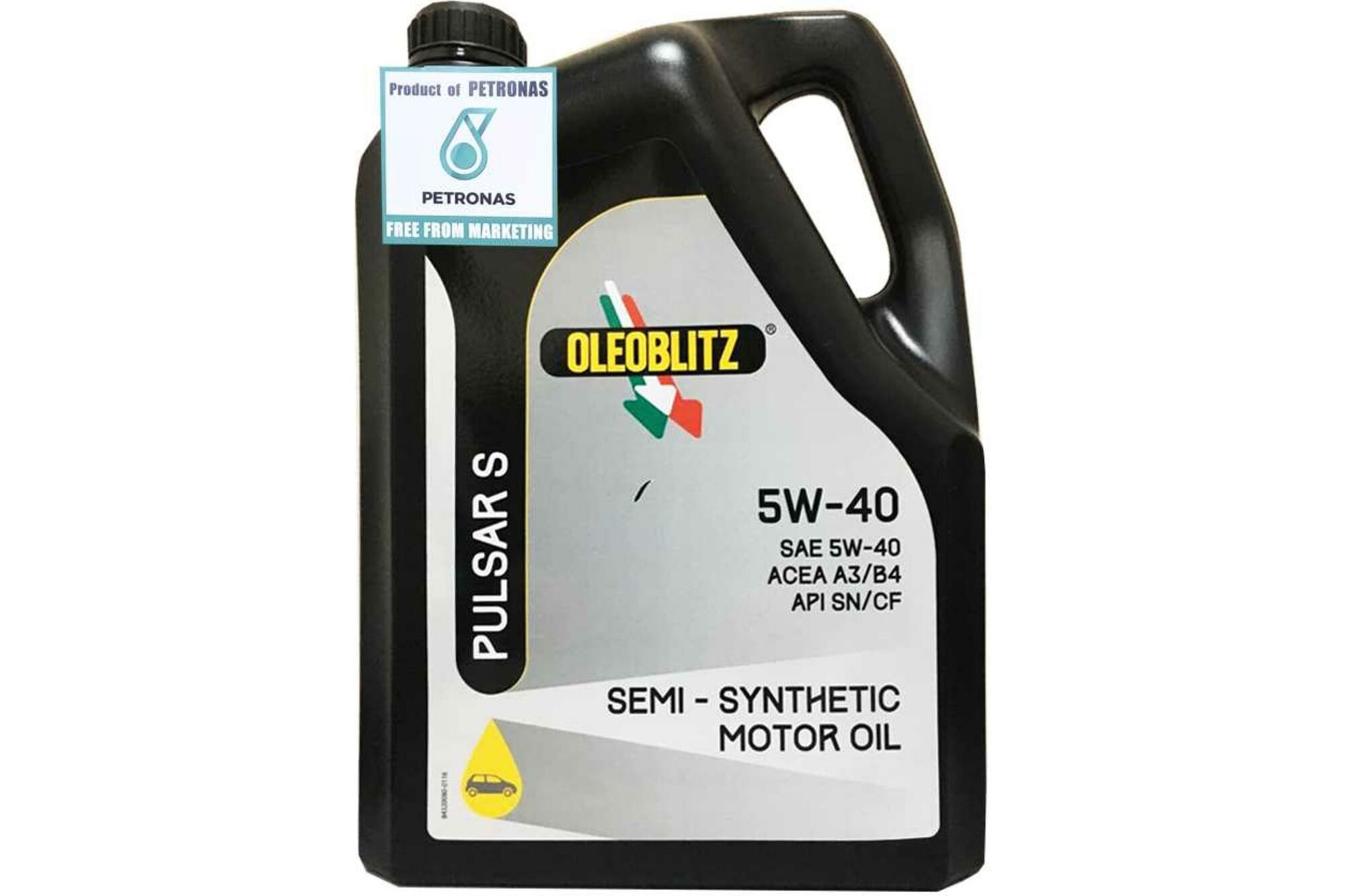 Моторное масло Petronas OLEOBLITZ PULSAR S 5W-40, синтетическое, 5 л 105Z25019