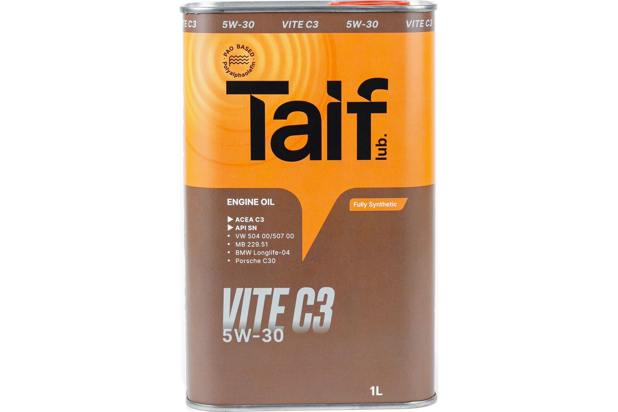 Моторное масло Taif Lub TAIF VITE синтетическое, 5W-30, 1 л 211013 TAIF Lubricants