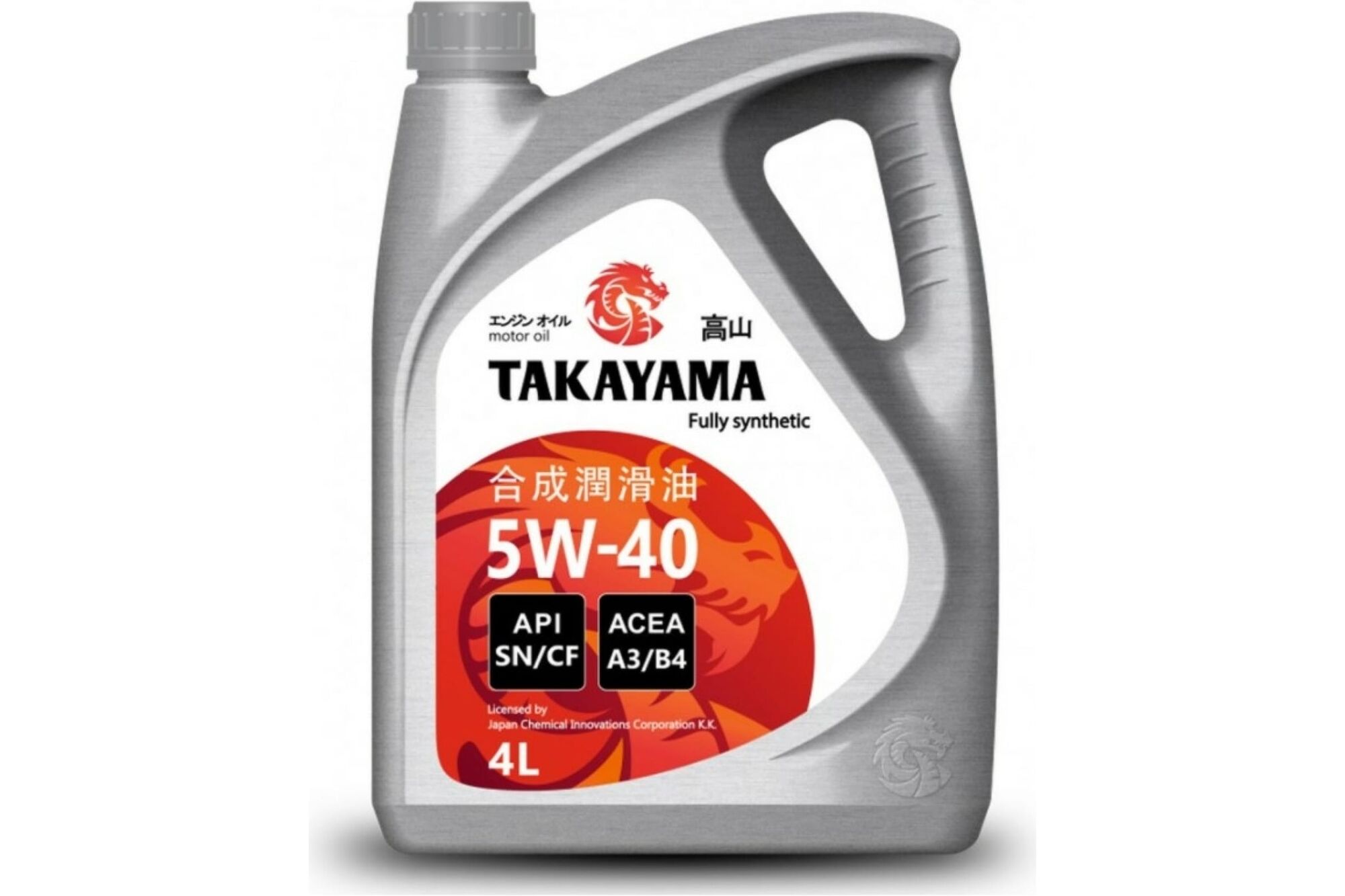 Моторное масло Takayama SAE 5W40, API SN/CF, 4 л 605521