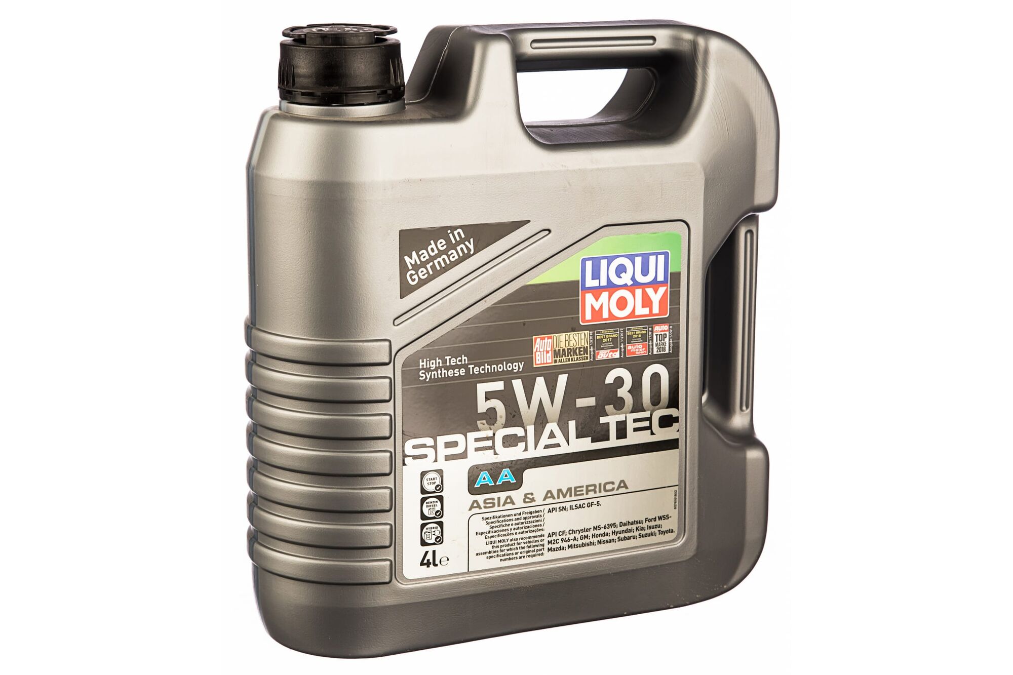 Моторное масло НС-синтетическое LIQUI MOLY Special Tec AA 5W-30 4 л 7516