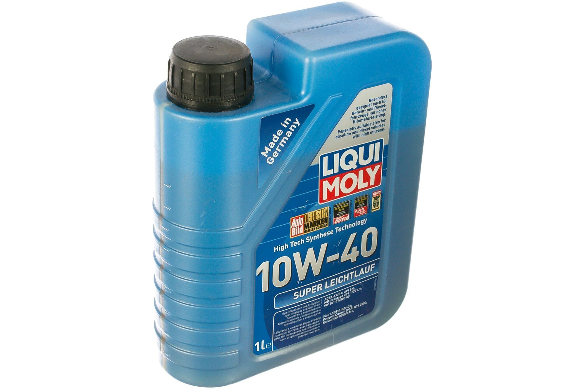 Моторное масло НС-синтетическое LIQUI MOLY Super Leichtlauf 10W-40 1 л 1928 Liqui Moly