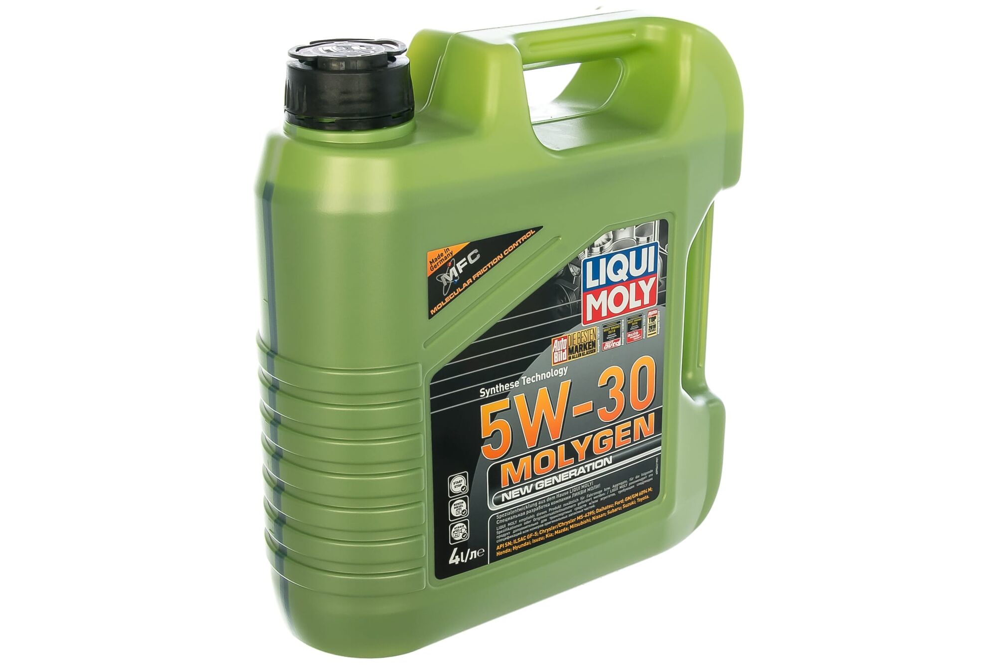 Моторное масло НС-синтетическое Molygen New Generation LIQUI MOLY 5W-30 4 л 9042