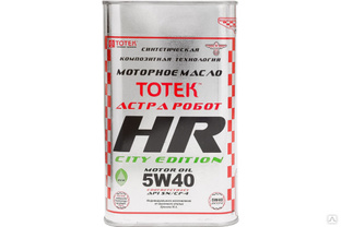 Моторное масло ТОТЕК Астра Робот City Edition HR 5W40 1 л HRCE540001 Тотек #1