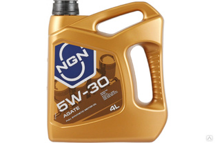 Моторное синтетическое масло NGN 5W-30 SM/CF AGATE, 4 л V172085324 
