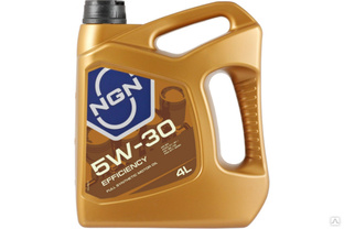 Моторное синтетическое масло NGN 5W-30 SN EFFICIENCY, 4 л V172085348 