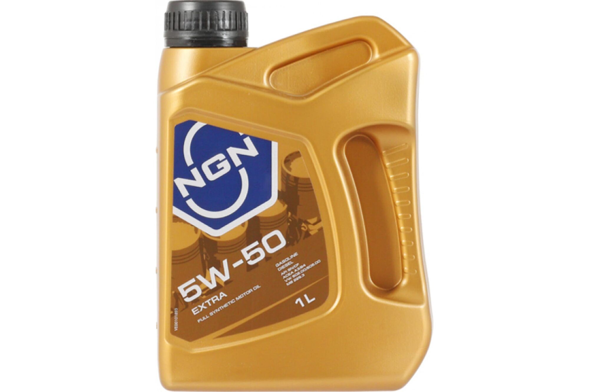 Моторное синтетическое масло NGN 5W-50 SN/CF EXTRA, 1 л V172085603