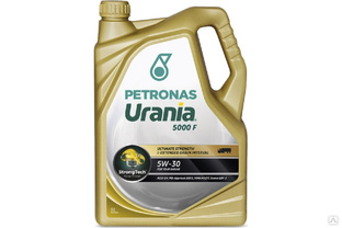 Моторное синтетическое масло Petronas URANIA 5000 F 5W-30 CF ACEA E4, E7, Cummins CES 20077, 5 л 71501MK2EU 