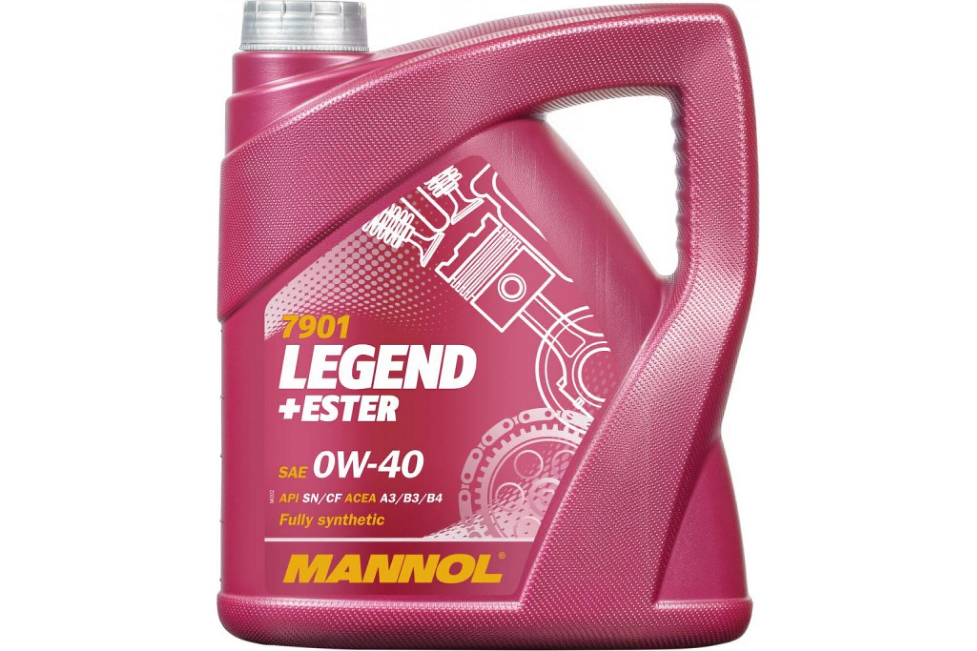 Синтетическое масло MANNOL LEGEND Ester 0W40 4 л 1001 Mannol