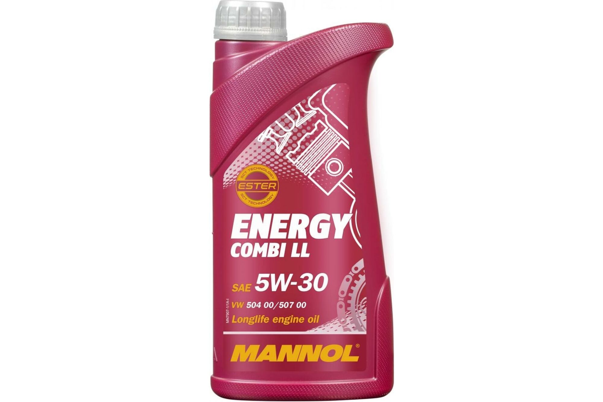 Синтетическое моторное масло MANNOL ENERGY COMBI LL 5W30 1 л 1030