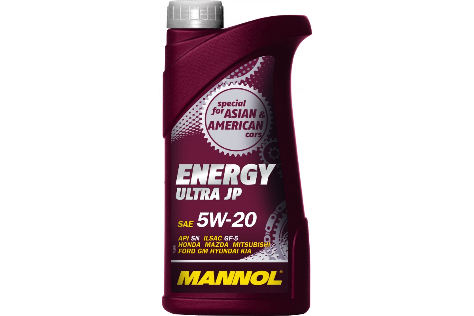 Синтетическое мотороное масло MANNOL ENERGY ULTRA JP 5W20 1 л 4000 Mannol