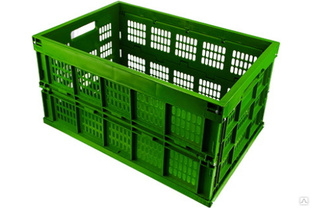 Складной контейнер ПАО «Завод «Буревестник» 40 л, цвет зеленый 73838 