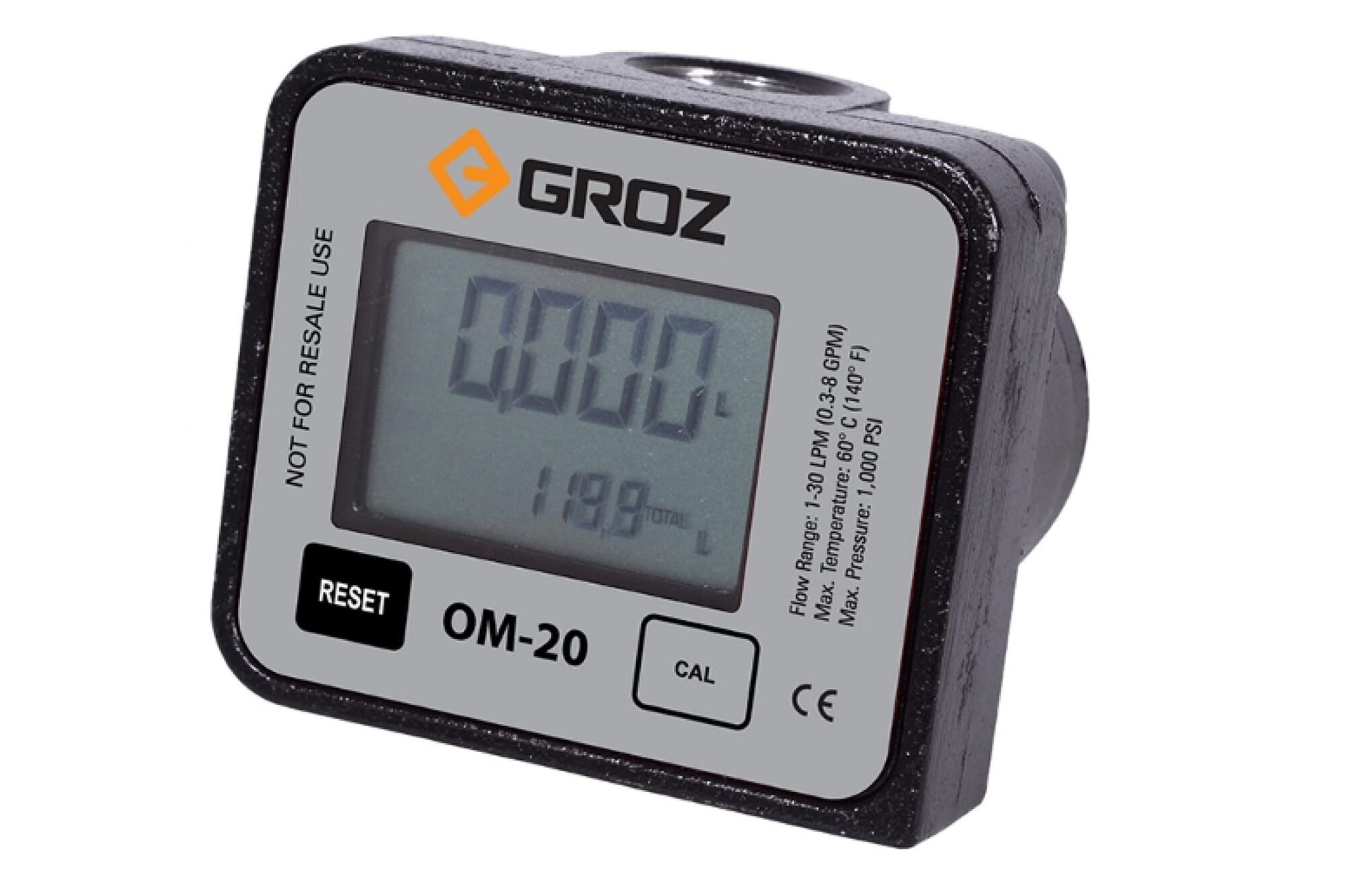 Счетчик цифровой OM/20/1-2/BSP для масла и дизельного топлива GROZ GR45795
