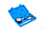 Универсальный дизельный компрессометр TopAuto манометр в резиновом чехле, пластиковый кейс 11427 #2