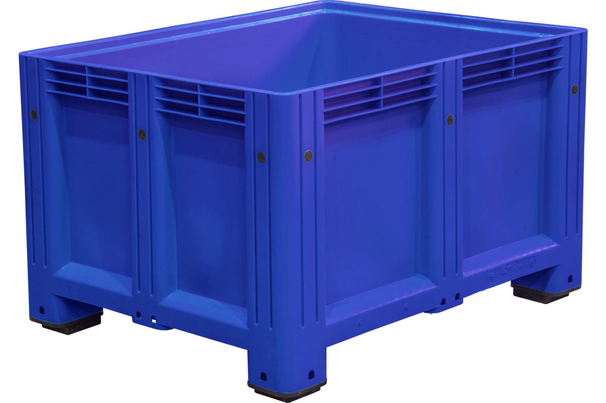 Ящик Big Box Dogan-Etap п/э 1200x1000x760 сплошной, на ножках, синий