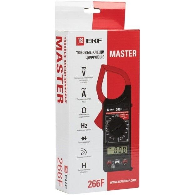 Токовые клещи цифровые 266 EKF Master