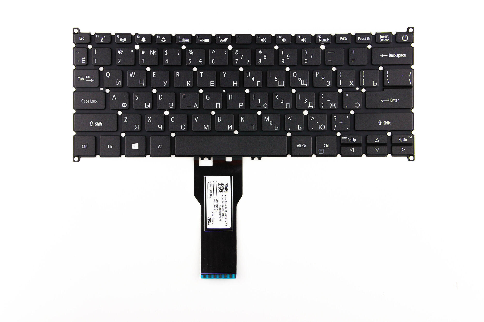 Клавиатура для Acer SP513-51 SP513-52N p/n: 6B.GK4N1.022