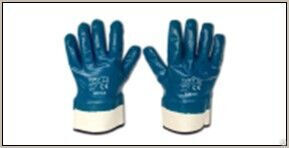 Перчатки Крага нитриловые (синие)