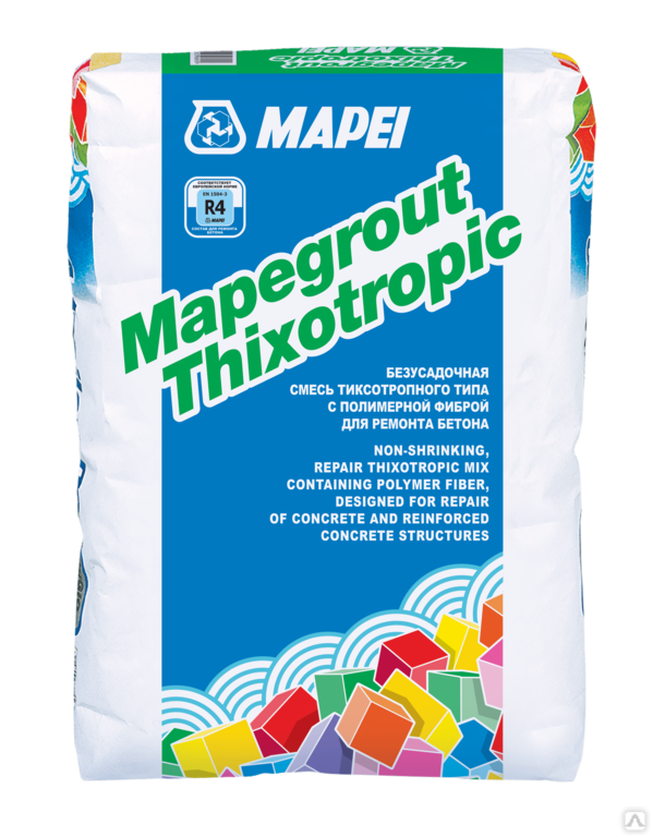 Состав ремонтный тиксотропного типа MAPEI Mapegrout Thixotropic 25 кг