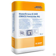 Смесь ремонтная MasterEmaco S 5400 Emaco Nanocrete R4 30 кг #1
