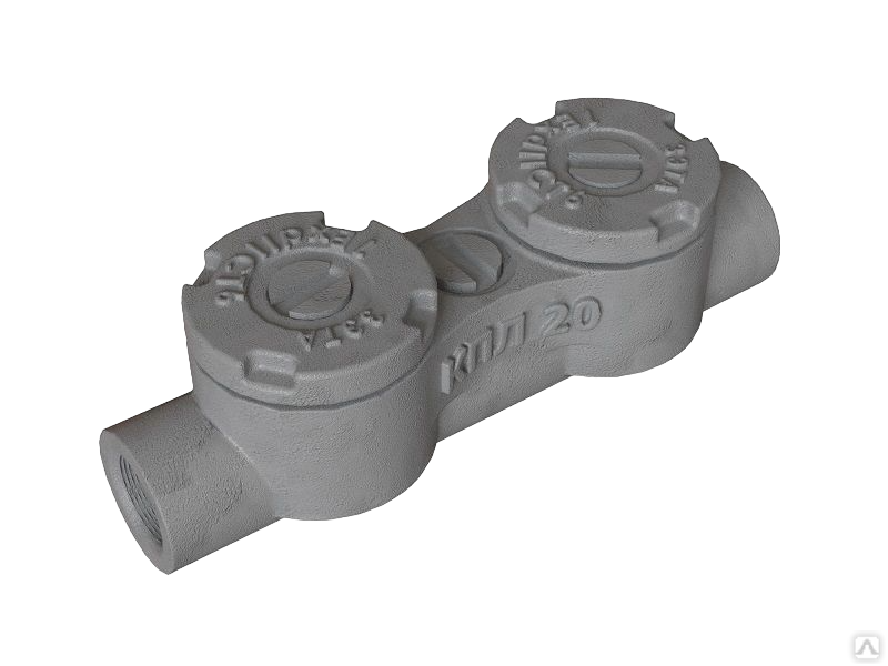 КПЛ-20, коробка чугунная, взрывозащищённая, фитинг, литая, проходная ...