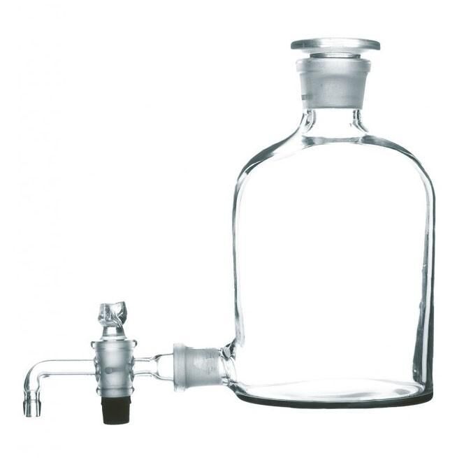 Склянка аспиратор с краном (бутыль Вульфа) 1000 мл