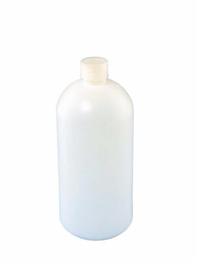 Бутылка из полиэтилена (ПЭ) 2000 мл, с винтовой крышкой и прокладкой., 1 шт