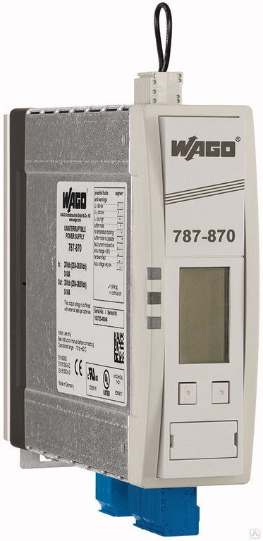 Зарядное устройство и модуль управления для ИБП 24 В, DC, 1 A, Wago 787-870