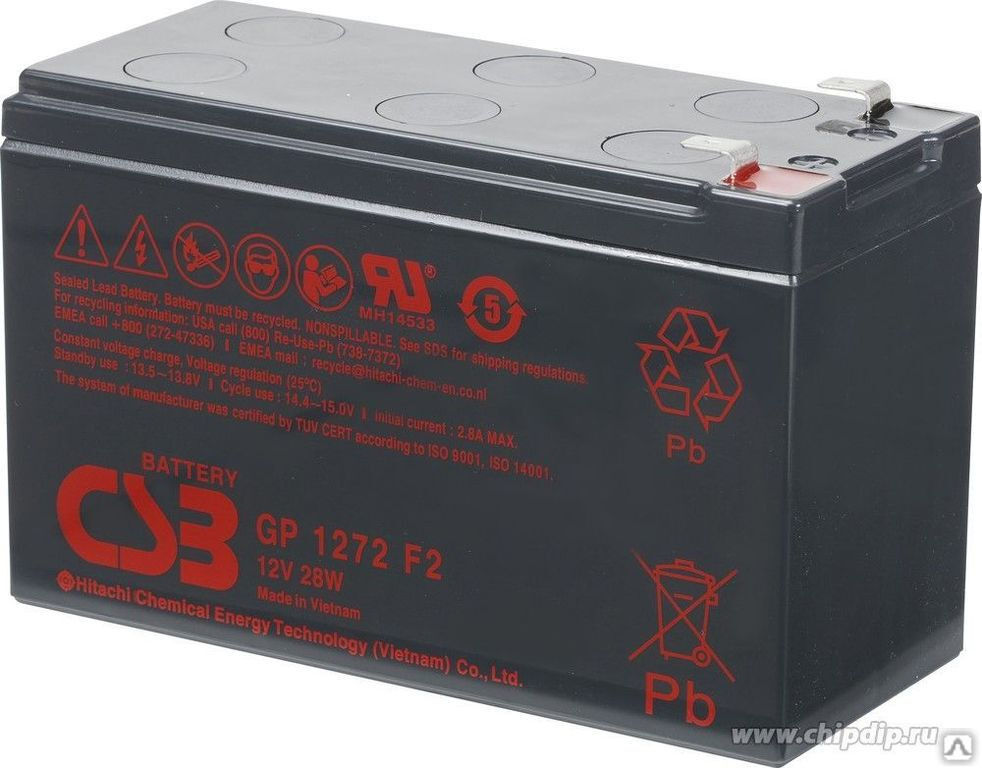 Аккумулятор для штабелёров Vango500 12V/45A гелевый Gel battery