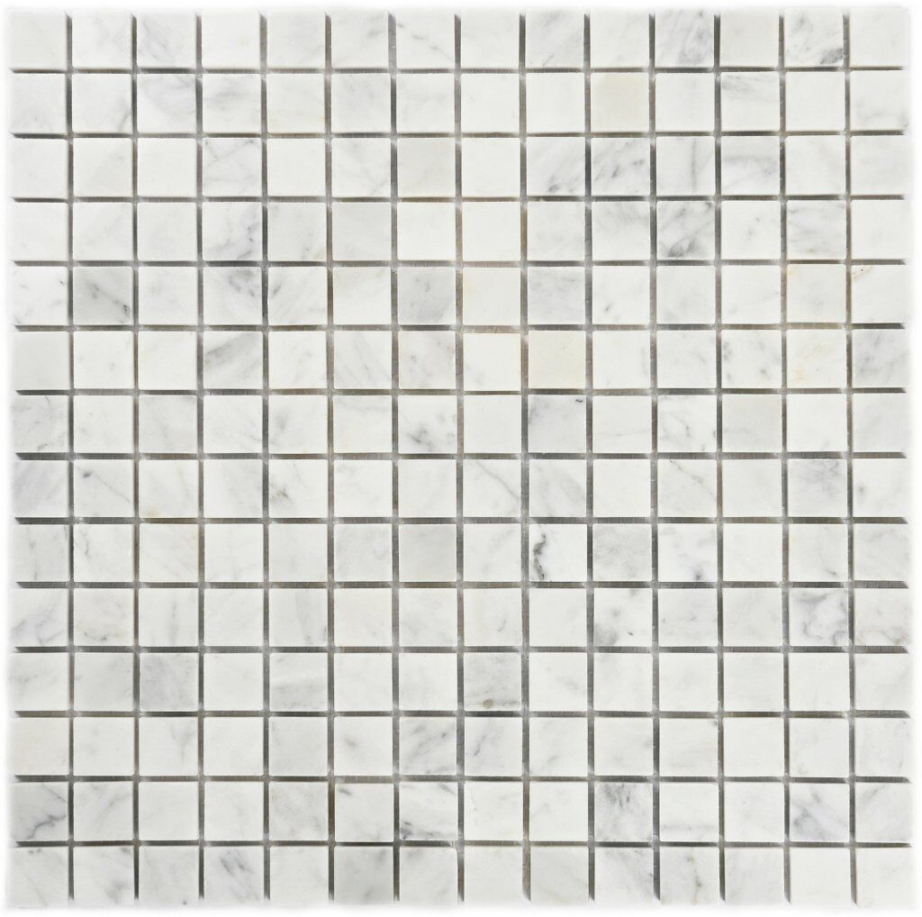 Мозаика каменная Toronto-20 (POL) Bonaparte белая Carrara