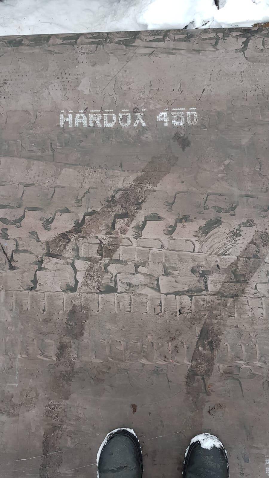 Лист стальной 8 мм HARDOX 450 (т), 1500х5600 мм
