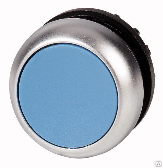 Головка кнопки управления без фиксации, синяя, Eaton 216600_M22-D-B
