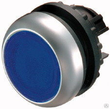 Головка кнопки управления с подсветкой, с изменяющейся фиксацией, синяя, Eaton 216952_M22-DRL-B