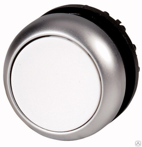 Головка кнопки управления с подсветкой, с изменяющейся фиксацией, белая, Eaton 216944_M22-DRL-W