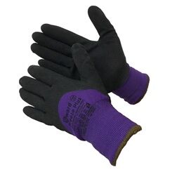 Перчатки утепленные трикотажные с акрилом, облив 3/4 вспенен. нитрил. до -35°C /раз.10(XL) Gward Freeze Plus