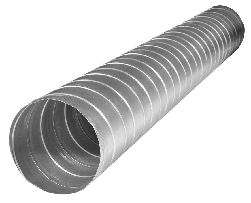 Воздуховод круглый 127 мм алюминиевая фольга вентиляционный