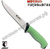 Нож обвалочно-разделочный для мяса 18 см JERO 1270TR (зелёная прорезиненная ручка). #3