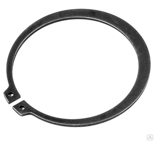 Кольцо стопорное оксидированное наружное для вала D7 ГОСТ 13942 